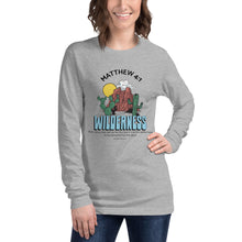 Load image into Gallery viewer, MATTHEW 4:1 WILDERNESS LONG SLEEVE T-SHIRT
