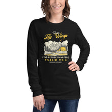 Load image into Gallery viewer, PSALM 91:4 FIND REFUGE IN NATURE UNISEX LONG SLEEVE T-SHIRT