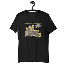 Load image into Gallery viewer, EMBRACE THE STORM (JACKALOPE EDITION) UNISEX T-SHIRT IN VARIOUS COLORS