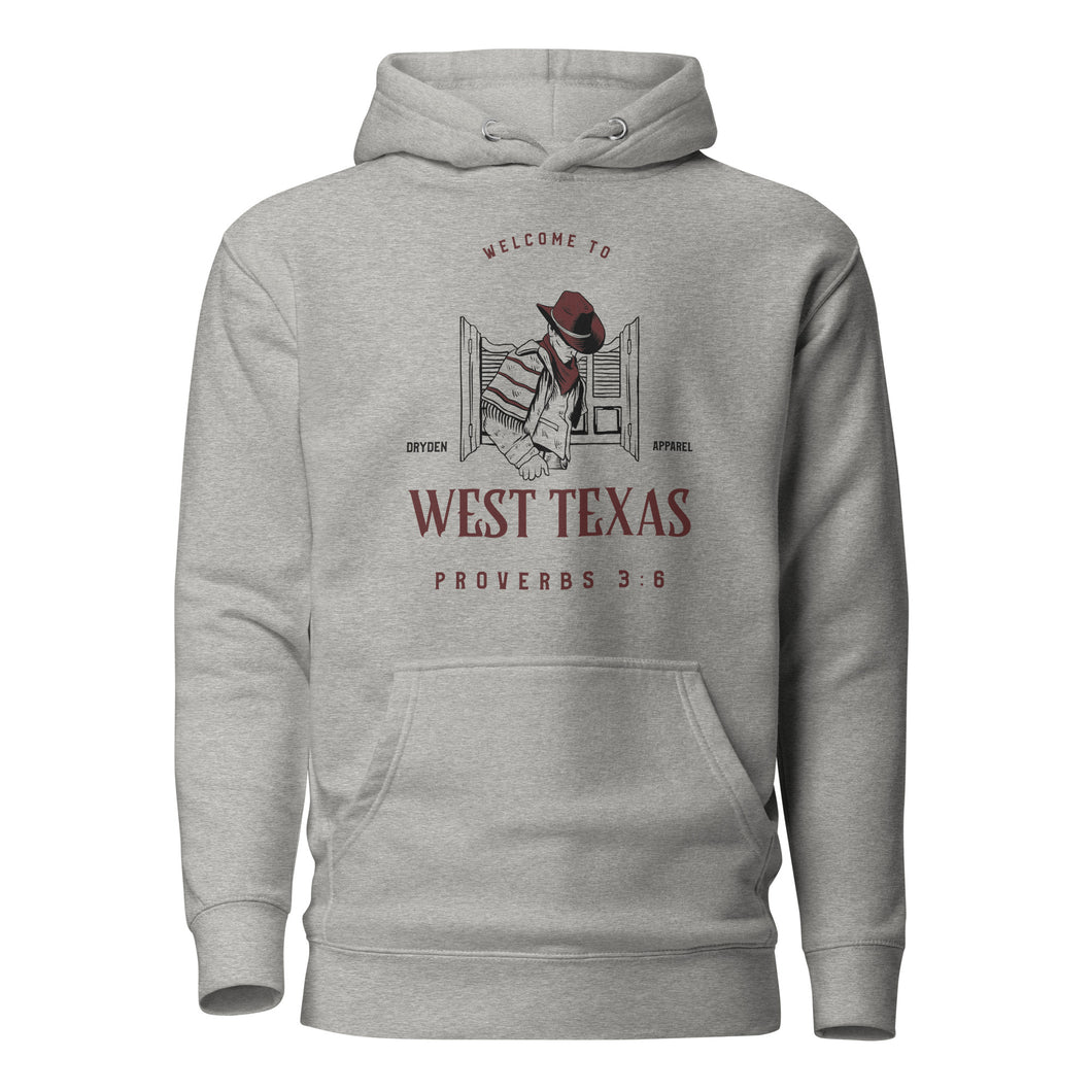 WELCOME TO WEST TEXAS UNISEX HOODIE