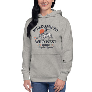 WILD WEST BRONC RIDER UNISEX HOODIE