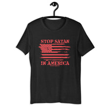 Load image into Gallery viewer, Stop Satan in America Unisex T-Shirt
