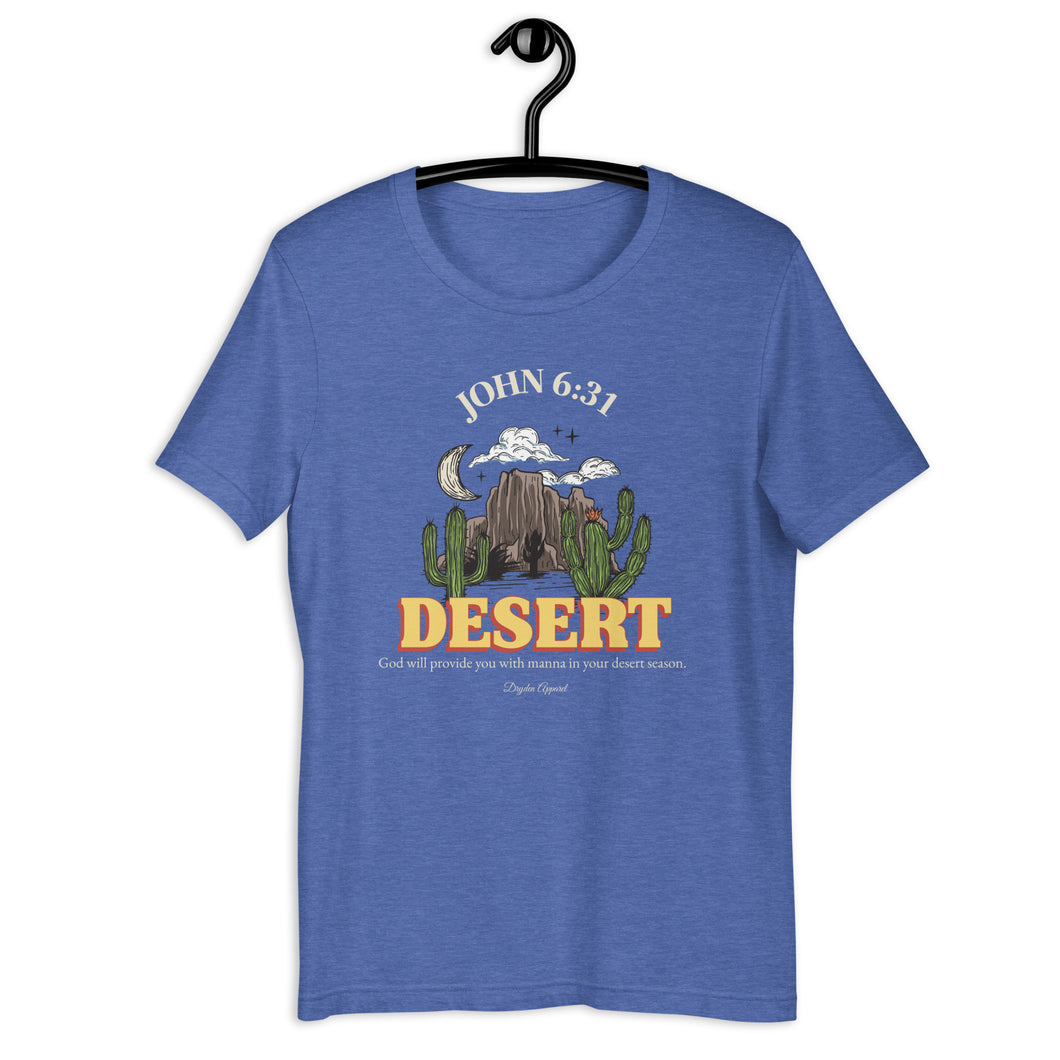 MANNA IN THE DESERT UNISEX T-SHIRT