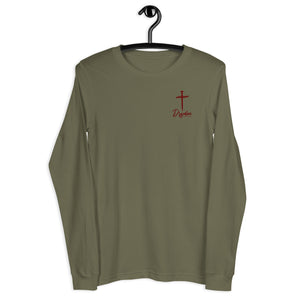 CLASSIC DRYDEN APPAREL WITH LOGO ON BACK UNISEX LONG SLEEVE