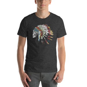 INDIAN SKULL UNISEX T-SHIRT