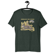 Load image into Gallery viewer, EMBRACE THE STORM (JACKALOPE EDITION) UNISEX T-SHIRT IN VARIOUS COLORS
